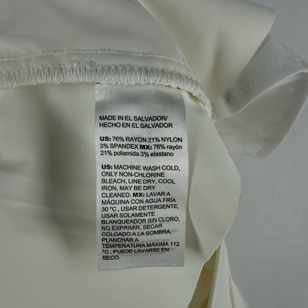 Chico's So Slimming Brigitte Slim Leg Ankle Pants Womens 2R 12R White NWT - Picture 6 of 9
